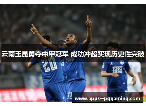 云南玉昆勇夺中甲冠军 成功冲超实现历史性突破